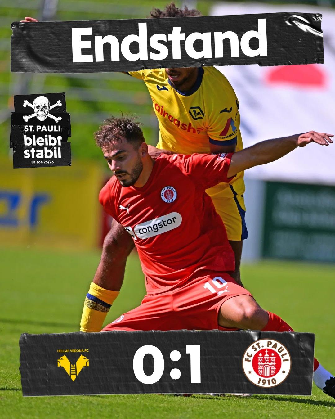 Test de résistance réussi : le FC St. Pauli bat Hellas Vérone 1-0
